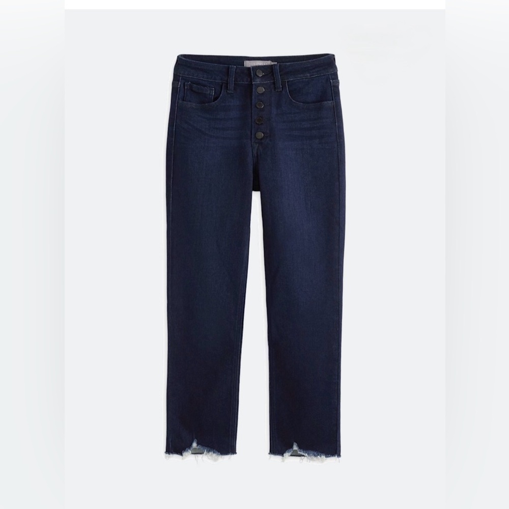 Just USA Dark Indigo Philip Slim Straight Ankle Jeans - Picture 3 of 6